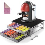 Porte capsules, porte dosette 72pcs, tiroir / organisateur de rangement capsule, support de machine � ...