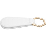 Porte - chapeau magn�tique en simili cuir, accessoire de voyage pour sac � dos et bagages, blanc