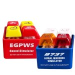 Porte - cl�s d'alerte d'urgence en avion avec lumi�re led, lot de 2, porte - cl�s d'alerte pilote et ...