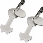 Porte - cl�s jeton de caddie, lot de 2 jetons de chariot amovibles en acier inoxydable, cl� � puce pour ...