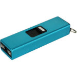 Porte - cl�s avec lampe de poche led ? mini taser 8, 5 cm ? protection personnelle pour sorties nocturnes ...