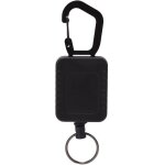 Porte - cl�s r�tractable avec mousqueton en alliage d'aluminium anti - perte et anti - vol pour badge ...