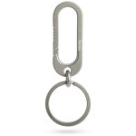 Porte - cl�s timissu en titane, mousqueton pour ceinture, unisexe