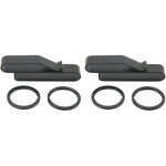 Porte - cl�s voiture 2 pi�ces, clip de fixation pour cl�s de voiture, attache porte - cl�s en acier inoxydable ...