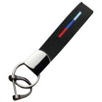 Porte - cl�s de voiture en daim et cuir conception exclusive de drapeaux de pays verrou de s�curit� pour ...