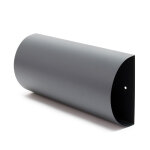 Wiltec - bo�te � journaux v1 375 x 85 x 175 mm, porte courrier anthracite, rouleau journal, compartiment ...