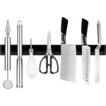 Porte - couteaux, barre � couteaux aimant�e, acier inoxydable porte - couteaux magn�tique pour support ...
