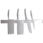 Porte couteau magnetique 30cm, barre � couteaux aimant�e, piste lame magn�tique, aucun per�age requis ...