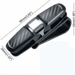 Porte lunettes pour voiture, 2 pi�ces supports de lunettes, porte lunette voiture, clip � double extr�mit�, ...