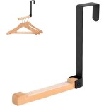 Porte manteau pour porte crochet de porte pliable sans per�age porte manteau � suspendre patere porte ...