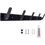 Porte manteau mural patere murale porte manteau avec 5 crochets deux m�thodes d'installation (avec adh�sifs ...