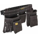 Stanley - porte - outils - cuir - ceinture robuste et ajustable - multiples poches et porte - outils ...