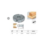 Porte - outils feuillure extensible diam. 160 al. 50 ht. 30, 6 / 60 z4 + v4 coupe biaise - 951. 9. 160. ...