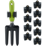 Porte - outils jeu de 10, rouleaux de caoutchouc à coincer, support balai mural universel, jardin, en ... Porte - outils jeu de 10, rouleaux de caoutchouc à coincer, support balai mural universel, jardin, en ...