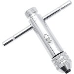 Porte - outils avec poign�e coulissante pour taraud m3 - m8 porte taraud r�versible � cliquet
