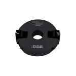 Porte - outils de toupie inclinable pour usinage bois - d. 120 x al. 30 x ht. 40 mm - id�al pour chanfreins ...