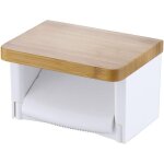 Porte - papier toilette �tag�re en bois porte - rouleau de papier toilette avec �tag�re en bois, support ...