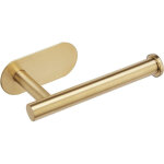 Porte - papier toilette (laiton bross�), support mural pour papier toilette