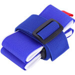 Porte - skis et snowboard � bretelles en nylon, accessoire de transport pour �quipement de glisse (bleu) ...