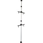 Wiltec - porte v�lo t�lescopique pour 2 v�los de 20 kg, 118 x 118 x 1600 mm, en aluminium, peu encombrant, ...