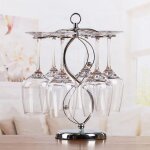 Porte - verre � vin rouge, verres � pied �tag�re 6 stockage de support de verre de vin / support, autoportant ...