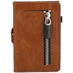 Portefeuille anti?vol �l�gant et fin, protection anti?d�magn�tisation pour cartes de cr�dit, �tui apricot ...