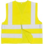 Gilet hi - vis enfants 4 bandes jaune l