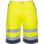Bermuda haute visibilité hivis poly - coton portwest jaune / marine l Bermuda haute visibilité hivis poly - coton portwest jaune / marine l