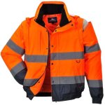 Blouson 2 en 1 haute visibilit� portwest orange / marine xxl