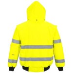 Blouson bomber portwest hivis 3en1 jaune fluo m