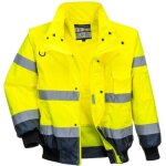 Portwest - blouson haute visibilit 3 en 1 manches amovibles bicolore jaune / marine 6xl