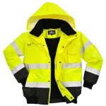 Blouson haute visibilit� 3 en 1 portwest manches amovibles bicolore jaune / noir xxl