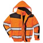 Blouson haute visibilit� 3en1 portwest hivis orange fluo xl