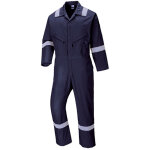 Combinaison de travail 100% coton l�g�re portwest iona bleu marine s