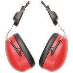 Coquille anti - bruit endurance clip - on rouge