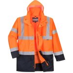 Portwest - parka 5 en 1 essentiel bicolore couleur : orange / marine taille 4xl Portwest - parka 5 en 1 essentiel bicolore couleur : orange / marine taille 4xl