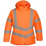 Portwest - parka de travail hiver haute visibilit� matelass�e femme orange fluo l