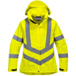 Parka femme haute visibilit� respirante portwest 300d jaune xs