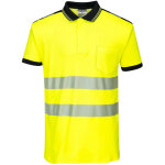 Polo hv pw3 couleur : jaune / noir taille xxxl portwest Polo hv pw3 couleur : jaune / noir taille xxxl portwest