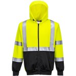 Sweat à capuche haute visibilité portwest bicolore zippé jaune / noir m Sweat à capuche haute visibilité portwest bicolore zippé jaune / noir m