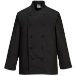 Veste de cuisine somerset noir m