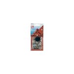 Posamo - rivets tubulaires pour paisseur 3 - 4mm laiton argent 10 mm (par 5)