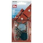 Posamo - rivets tubulaires pour �paisseur 3 - 4mm laiton argent� 7 mm (par 5)