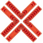 Positionneur � angle droit � 90 degr�s, bloc de positionnement de gabarit � angle droit, aide � l'outil ...