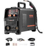 Poste a souder mig, 130 a, machine de soudage synergique soudeuse portable multi - processus mig sans ...