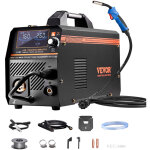 Poste a souder mig, 160 a, machine de soudage synergique soudeuse portable multi - processus mig sans ...