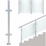 Senderpick - poteau de garde - corps en verre, poteau de clture pour escalier poteau de garde - corps ...