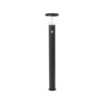 Potelet ext�rieur brilliant tulip - led et solaire - d�tecteur de mouvement - acier inoxydable et plastique ...