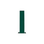 Potelet hauteur 1900mm section 150x50 avec platine couleur vert 6005