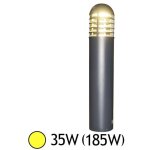 Potelet led althea - 35w paralume miidex lighting� blanc - chaud - 3000k - anthracite